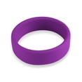thumbnail image 5 of LeLuv Flat Band-Style Smooth Silicone Cock Ring | 38mm/43mm/48mm Purple (3 Pack), 5 of 8