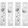 thumbnail image 1 of 2pcs en Acier Inoxydable 360 Degrés Rotation Charnière Invisible Porte Charnières de Pivot de Porte Cachés Accessoires (75MM Longueur 3mm Largeur Argent), 1 of 7
