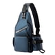 thumbnail image 1 of Mochila pequeña de viaje para exteriores a prueba de salpicaduras con bolsa de pecho con taza de agua y recargable por USB, 1 of 5
