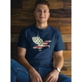 thumbnail image 2 of American Flag Eagle T-Shirt Men -Smartprints Designs, Male XX-Large, 2 of 4