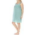 thumbnail image 3 of EZI Women's Plus Cotton-rich Sleeveless Nightgown, 3 of 7