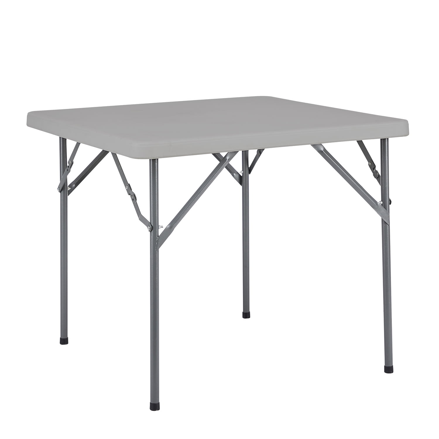 Folding Table Resin Square Folding Card Table Multipurpose Foldable