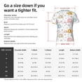 thumbnail image 2 of Yiaed Little Elephant Print Mens Short Sleeve Tight Fit T-Shirt, Crewneck Casual Tee-X-Large, 2 of 5