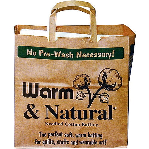 Twin 1 Pack Warm Company Batting 2391 72-Inch by 90-Inch Warm and Natural Cotton Batting New Version