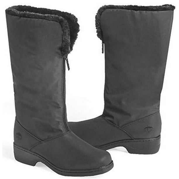 totes womens sophia waterproof winter boots flat heel