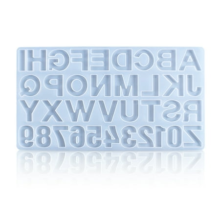 

2Pcs Alphabet Silicone Resin Making Molds Non-Stick Letter Epoxy Shaping Tools Decorations Casting Mould Home Handmade Type 2