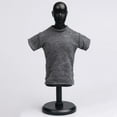 thumbnail image 4 of Ropa Masculina Para Hombre Camisetas Casuales Pulgadas Conjunto De Ropa Para Niño De Acción Accesorio P B-gris oscuro Hugo Para figuras de acción de 12 pulgadas, 4 of 8
