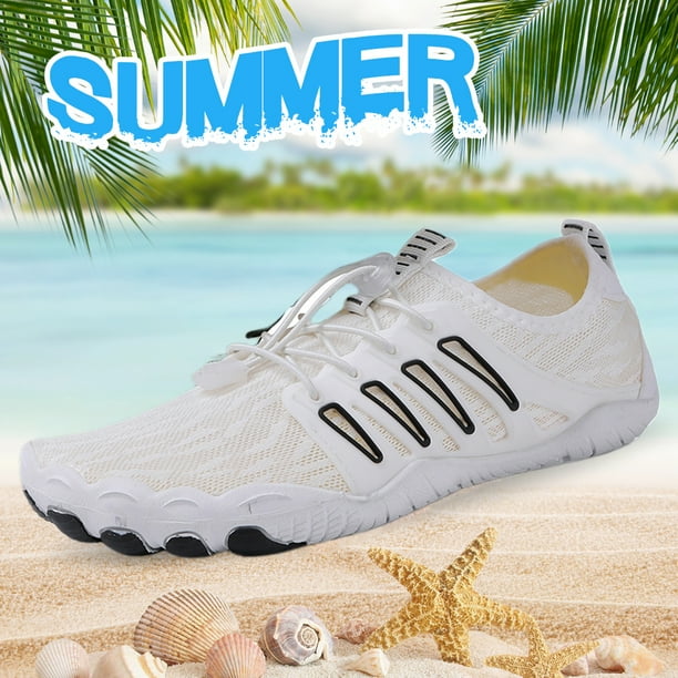 Video Disponible Fabricantes Zapatos Bano para Hombres Y Mujeres Al Por Mayor Zapatos para Vadear Con Zapatos Playa Secado Rapido para Exteriores Zapatos Buceo blanco Y 36 Bodega Aurrera en linea