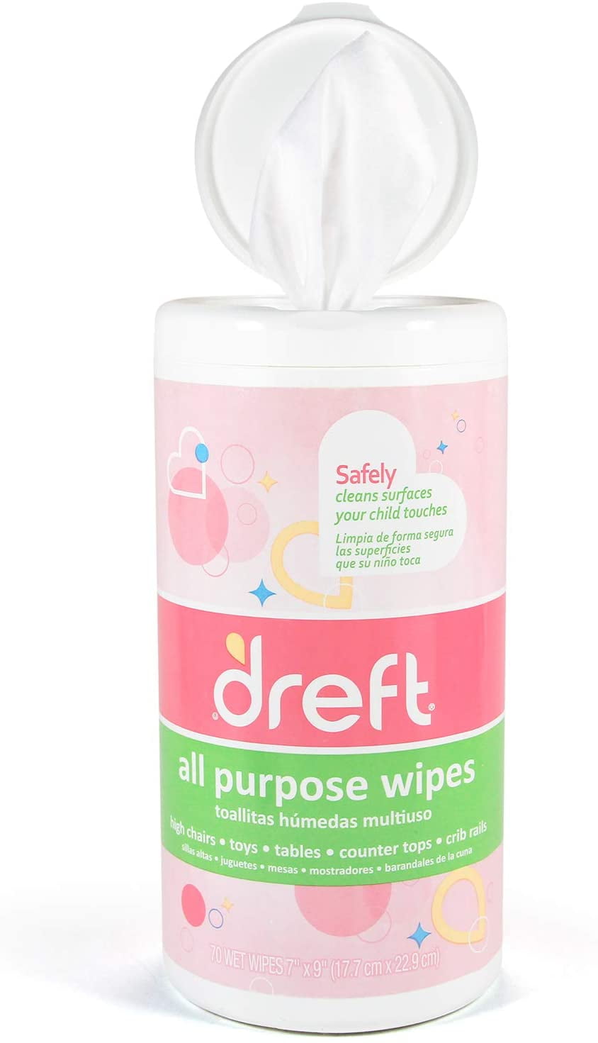 Dreft MultiSurface AllPurpose Gentle Cleaning Wipes for Baby Toys