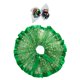 thumbnail image 5 of Girls Holiday Skirt Christmas Party Costume Children Bubble Skirt M: 28.00X23.00X1.00cm Green Pompous Design Stage Performance 1 Set, 5 of 5