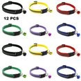 thumbnail image 2 of Collares mejorados para cachorros, collares de identificación para cachorros, suministros para el parto, nailon suave, separables, de colores, 2 of 5