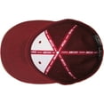 thumbnail image 6 of Solid Flat Brim Bill Fitted Baseball Cap, 6 of 6