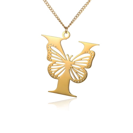 DESIGNICE 2026 New Initial Necklaces for Women Stainless Steel Chain Gold Necklace for Women Durable and Antioxidant Letter Necklace for Women Gold Styley for Daily Wear Casual Outfits Work Travel.
