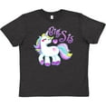 thumbnail image 3 of Inktastic Big Sis Unicorn Youth T-Shirt, 3 of 5