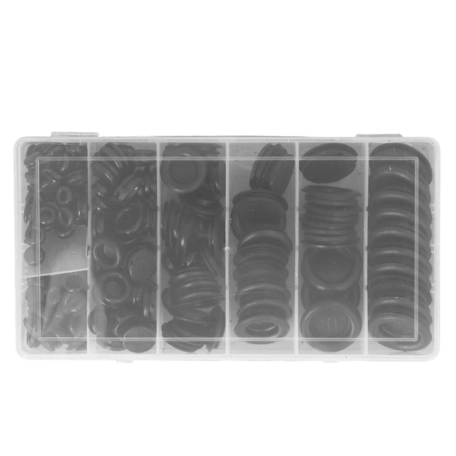 Kit de 170 juntas tóricas de goma, sin olor, buen sellado y anticorrosión, surtido para automóviles.