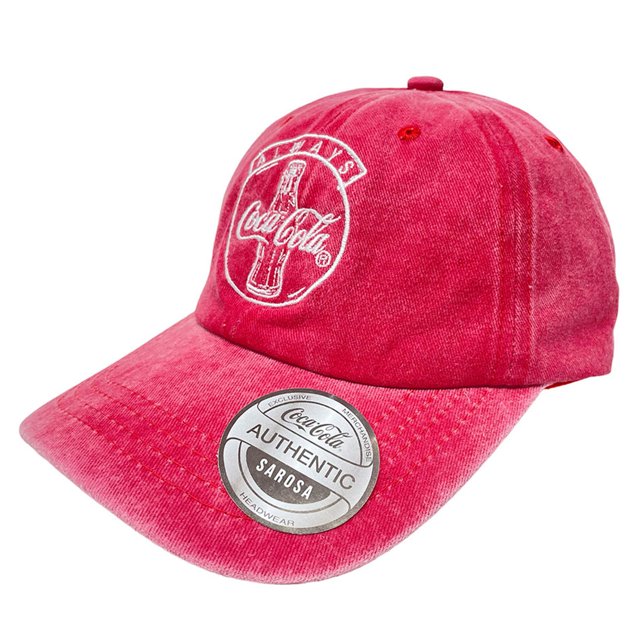 GORRA COCA COLA ROJO LOGO CIRCULO COCA