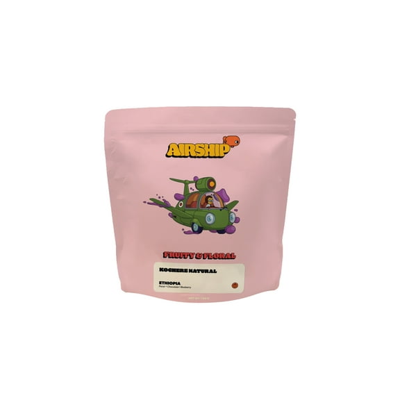 Local Airship Coffee Ethiopia, Light Roast, Whole Coffee Beans, 27 oz, Bentonville