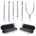 thumbnail image 4 of yingyy Manicure Tools False Nails Cutter Stainless Steel Double Head Multifunction Pushers Polish Files Stick Nipper Tool Home Type 6 1Set, 4 of 6