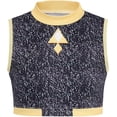 thumbnail image 3 of Guvpev G'irl's Halloween Costume, Pop Idol Singer Stage Performance Outfit Jacket Tank Top Skirt Set for Cosplay Dress Up Events & Parties, 3 of 5