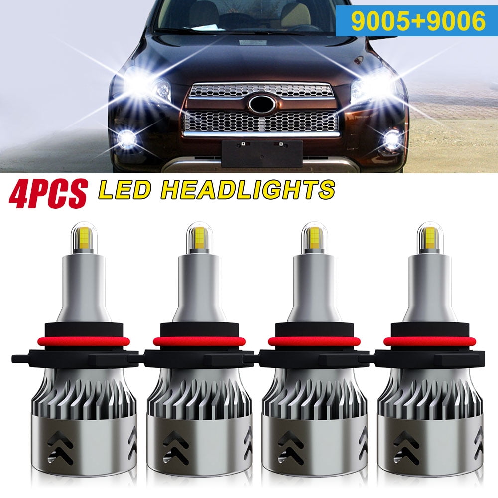 9006 LED Headlight Bulbs For Toyota Camry 2000-2006 Corolla 2001-2013 Low Beam