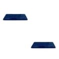 thumbnail image 3 of Kearding Alfombrilla de baño absorción de agua alfombras de terciopelo antideslizantes alfombras de baño de Color sólido alfombras de Azul oscuro 2Conjunto, 3 of 6