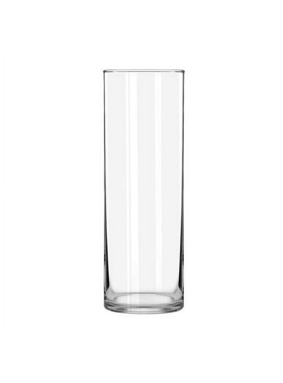 Libbey Clear Glass 9.5" Cylinder Vase