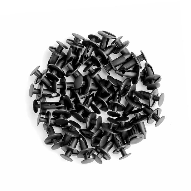 100x Clips De Parachoques De Guardabarros Clips De Remaches De Sujetador De Pasador De Panel De Puerta De Empuje De 9 Mm Nuevo Baoblaze Clips De Parachoques De Coche