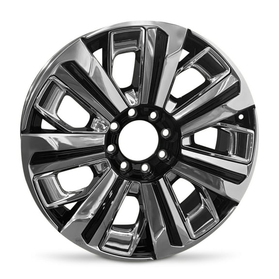 For 2025 Cadillac Escalade IQ 24 Inch Polished Black Alloy - Genuine OEM Rim - Road Ready SUV Wheel