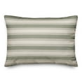 thumbnail image 2 of Creative Products Green Stripe 20 x 14 Spun Poly Pillow, 2 of 2