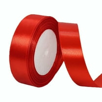 Bwiyojiz Home Decor Outdoor Solid Color Decorative Ribbon Polyester Gift Packaging Baking Wedding Decoration, Gifts for Women, Red