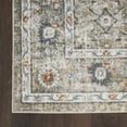 thumbnail image 5 of Nourison Astra Machine Washable 5'3" x 7' Gold Grey Vintage Indoor Rug, 5 of 9