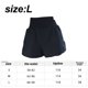 thumbnail image 2 of Pantalones cortos deportivos de cintura alta para mujer, gimnasio, yoga, entrenamiento, ropa cómoda para salón, verano, 2 of 6