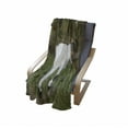 thumbnail image 4 of Animal Soft Flannel Fleece Throw Blanket, Little Baby Goats on a Bench Their Horns Picture Image Design, Cozy Plush for Indoor and Outdoor Use, 50" x 60", White and Green, by Ambesonne, 4 of 6