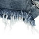 thumbnail image 4 of Pantalones cortos de mezclilla Verano Mujer Moda Ahueca hacia fuera Pantalones cortos Agujero Cintura baja - azul, L - METRO Hugo Jeans Shorts Mujeres, 4 of 10