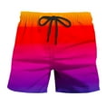 thumbnail image 2 of PEASKJP Big and Tall Mans Swim Trunks Quick Dry Stretch Swim Shorts Mesh Lining, Purple S, 2 of 4