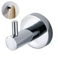 thumbnail image 3 of AMERTEER Clothes Towel Round Base Single Hook Wall Hanger-Home Decor, 3 of 9