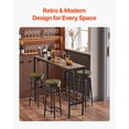 thumbnail image 4 of Signature Design 55 inch Modern Counter Height Table for Kitchen, Dining, Bar, or Pub, 15x39 inch, Espresso, 4 of 11