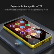 80GB MP3 Player with Bluetooth, S2 WiFi MP3 Player with Spotify, Spotify Kids, Audible, 4 Android Audio Music Player (Black_Gold)
