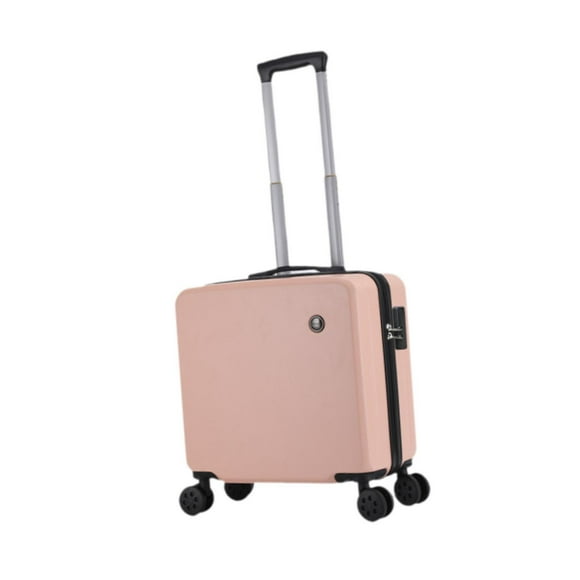 Bunblic Carry on Luggage Hard Shell Suitcase Travel Luggage Lightweight 16.54x17.72x8.66inch Outdoor Trips Gift with Combination Lock Pink