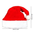 thumbnail image 2 of 1 Uds. Gorro de Noel con lindo pompón Santa Claus gorros de Navidad para niños adultos muñeco de nieve, 2 of 6