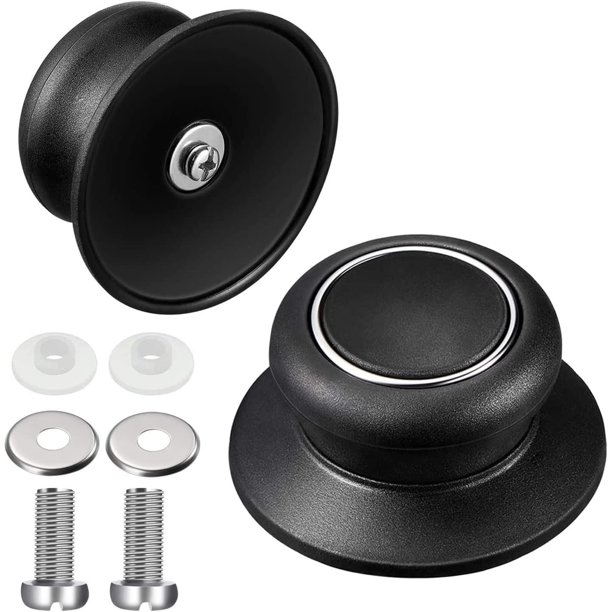 2 piezas de mango universal para tapa de olla de repuesto para tapas de olla de vajilla, piezas de repuesto para perilla de repuesto de tapa de utensilios de cocina