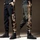 thumbnail image 2 of Pantalones cargo Harem Capris Y2k para hombre, pantalones de algodón, pantalones para hombre, para senderismo, holgados, multibolsillos, corte regular, ajustados, de nailon apilado a la moda, 2 of 5