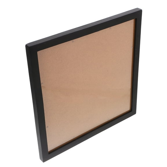 12-Inch Black Vinyl Record Display Frame for Wall Mounting and Tabletop Use, Music Album Holder for Home or Office Decor