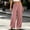 Pink, variant on Olyvenn Solid Elastic Waist Pocket Pants Women's Plus Skinny Slim Fit Female Casual Leisure Waist Fashion Women Drawstring for 2022 Women Tops Khaki XXXL