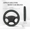 thumbnail image 3 of Cauagu Octopus 1 Print Car Steering Wheel Cover - Universal Car Accessory for Diverse Cars for Steering Wheel with a Diameter of 14.5"-15", 3 of 7