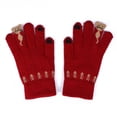 thumbnail image 4 of Outdoor Men Women's Winter Gloves Touchscreen Warm Stretched Knitted Gloves Thermal Gloves Comfy Workout Gym Thermal Safety Gloves for Driving Cycling Running Hiking Skiing, 4 of 4