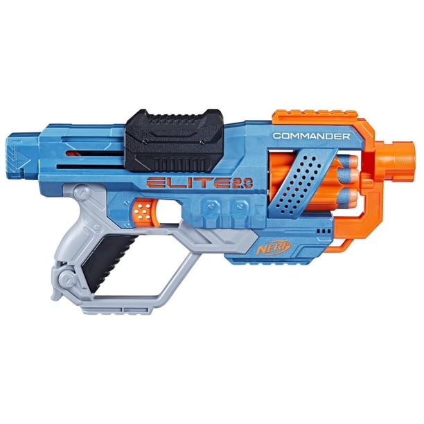 Nerf Elite 2.0 Commander RD-6 Dart Blaster, Rotating Drum, 12 Nerf