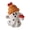 Multicolor D, variant on Ceramic Ghost Figurines Halloween Tabletop Decor Star Cutout Hollow Ornament Multicolor 6.18x5.43x4.52 Inches 1 Pack