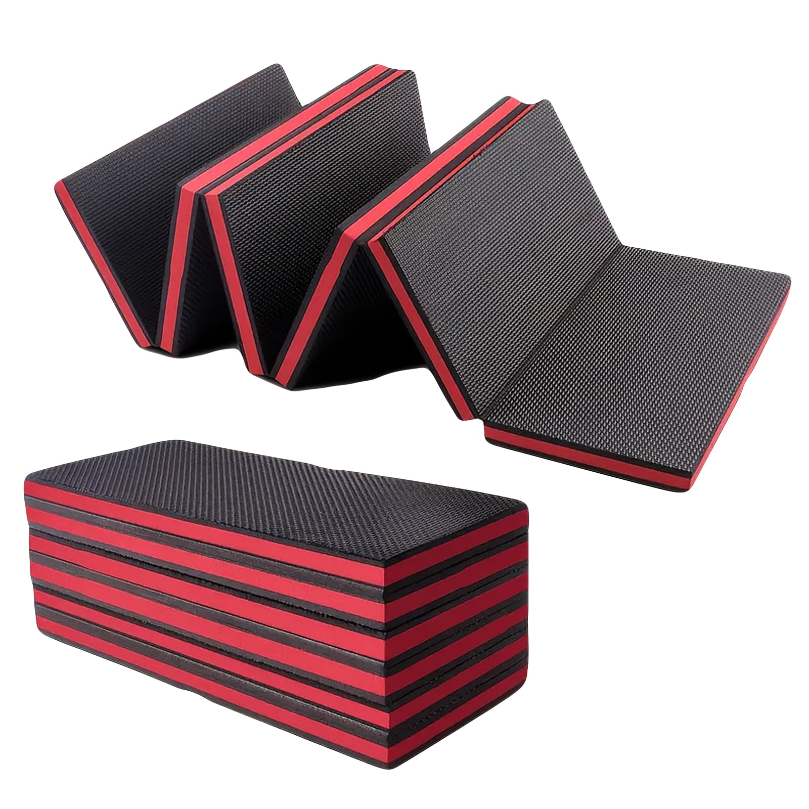 Folding Kneeling Pad with Carry Handle, Heavy Duty Mechanic Kneeling Mat and Work Mat, Waterproof Non Slip EVA Foam Pad for Garage, Workshop and Garden
