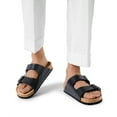 thumbnail image 6 of Bruno Marc Men's Cork footbed Sandal Beach Slides with Adjustable Buckle Straps, 6 of 6